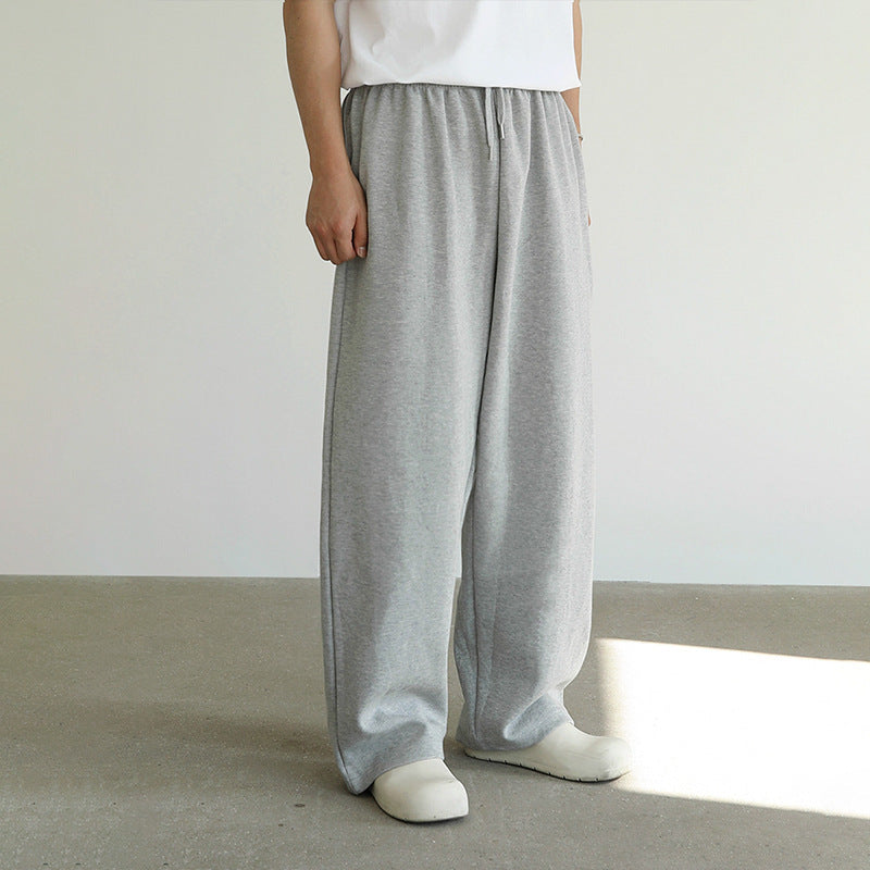Cotton Wide Leg Sweatpants