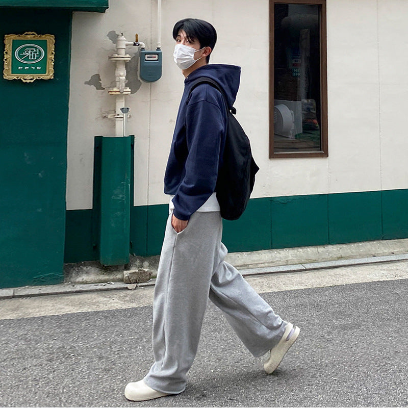 Cotton Wide Leg Sweatpants