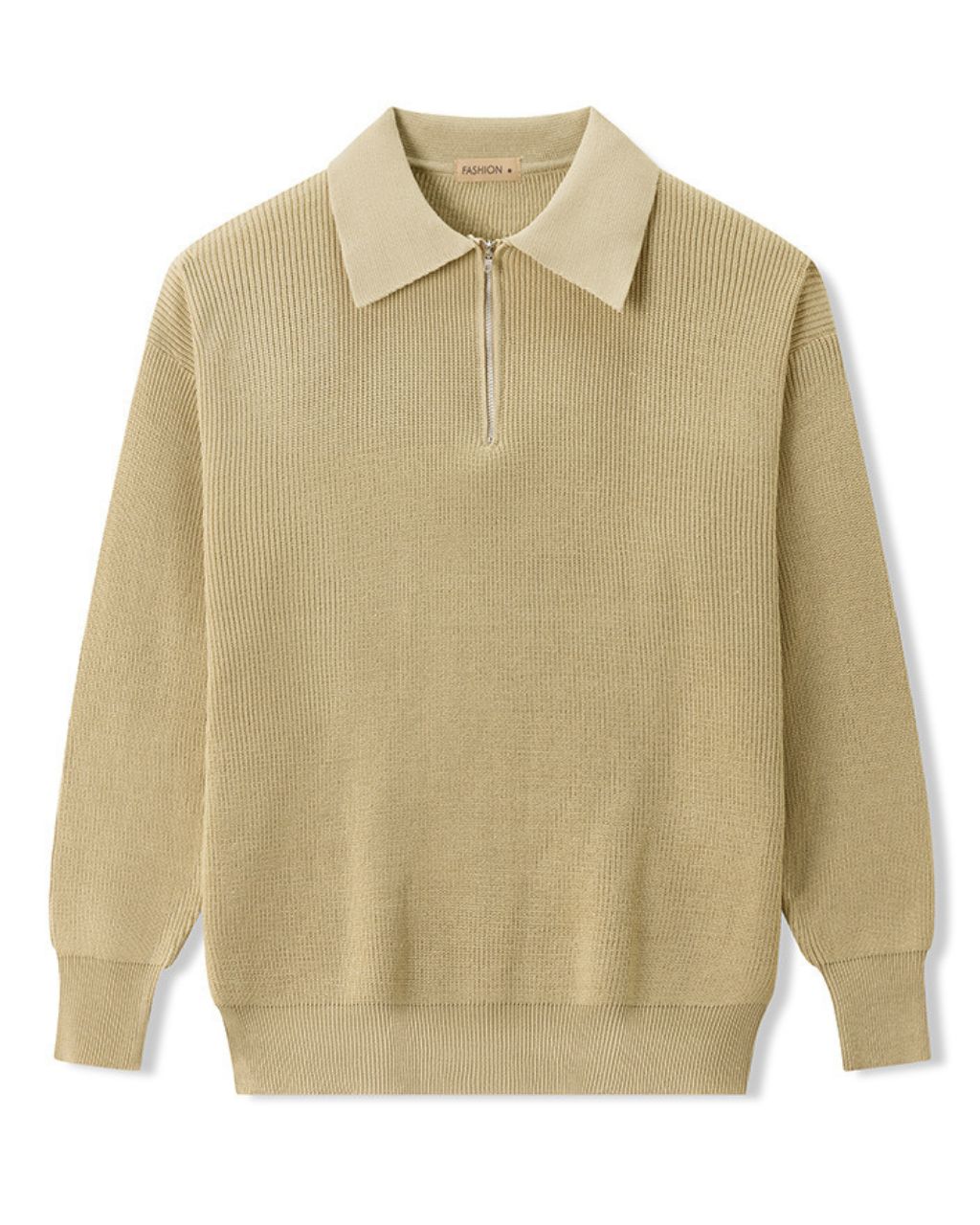 Half Zip Polo Sweater