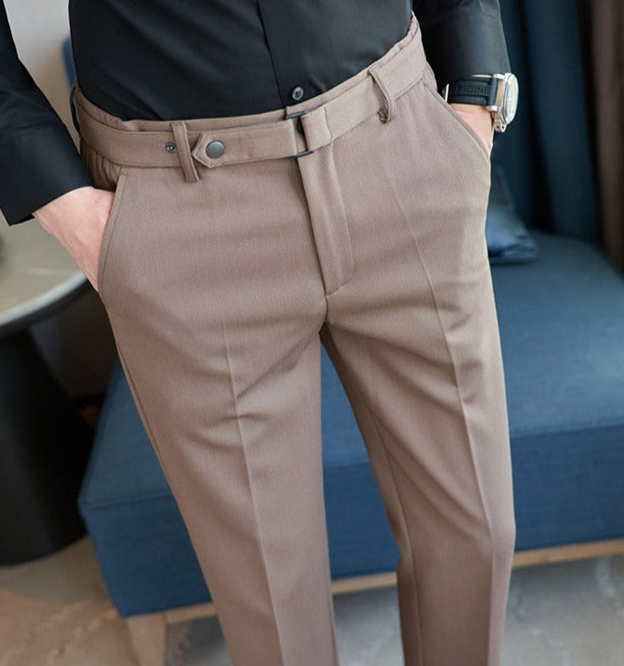 Textured Youth Suit Pants