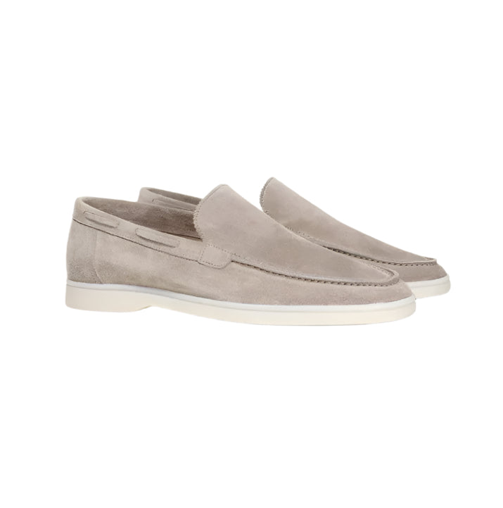 Valorique's Apricot Slip-on Suede Loafer