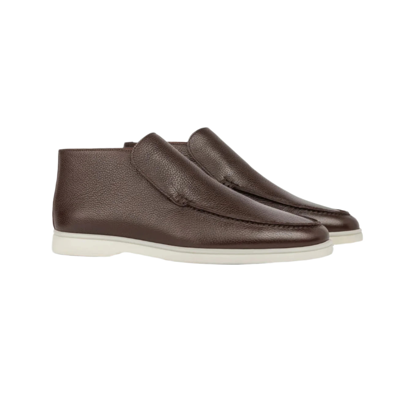 Valorique's Brown High Leather Loafer