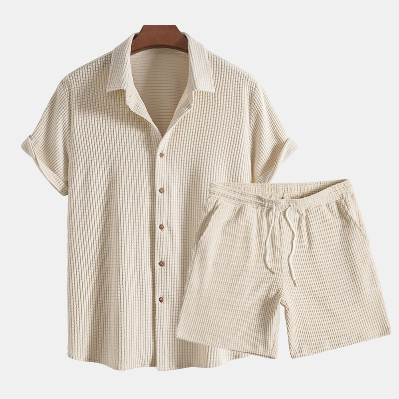 Summer Cotton Shirt and Shorts