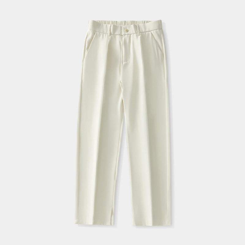 Sophisticated Outdoor Silk Trousers