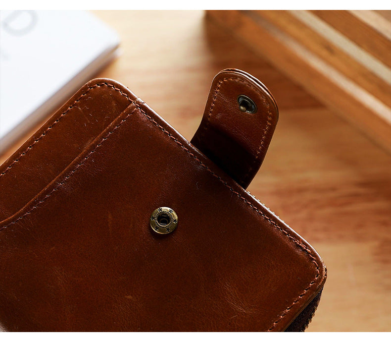 Leather Short Wallet