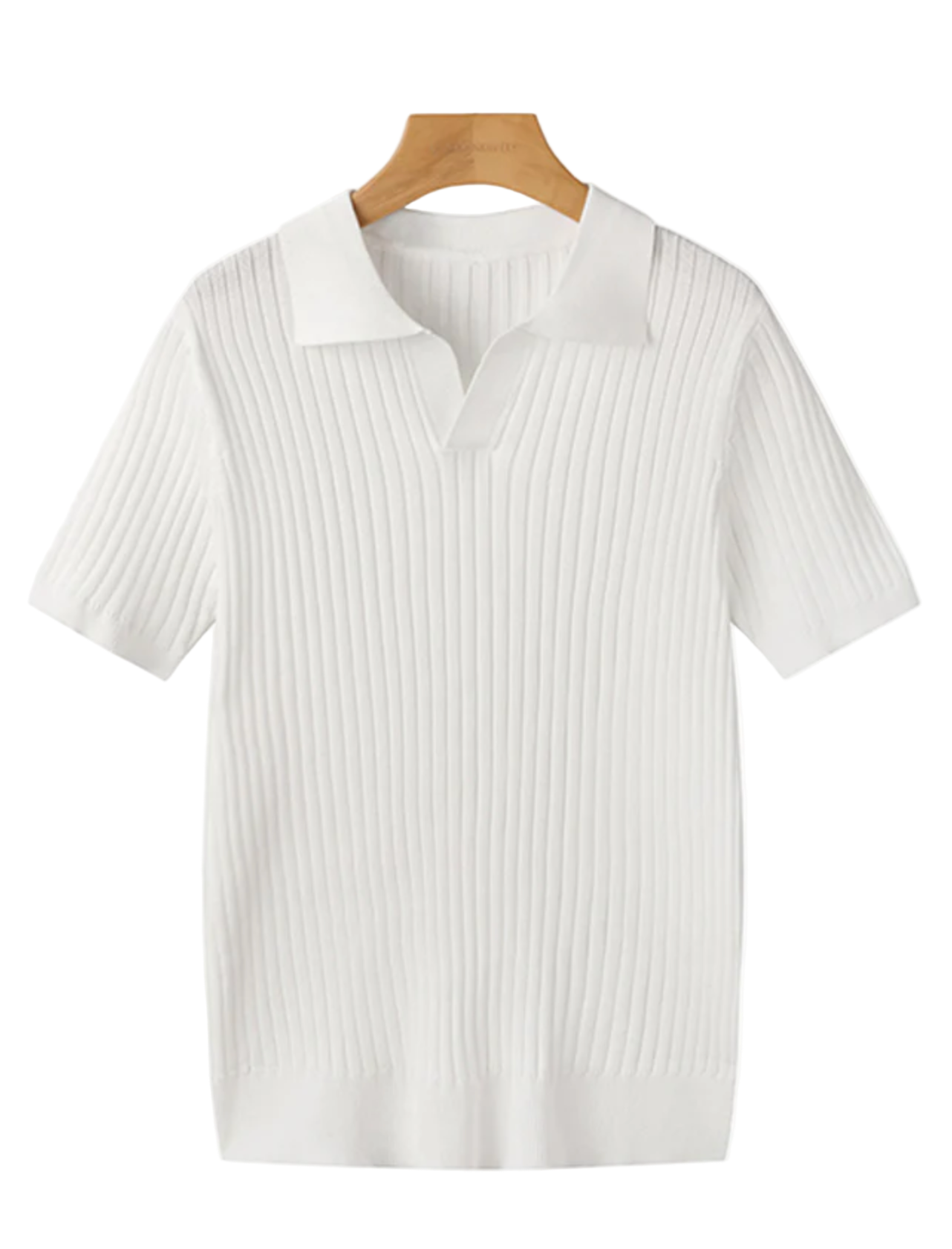Short Sleeve Striped Polo