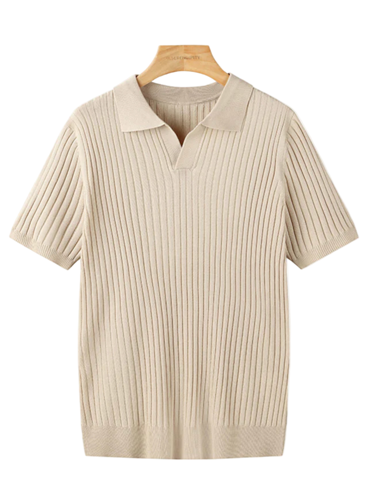 Short Sleeve Striped Polo