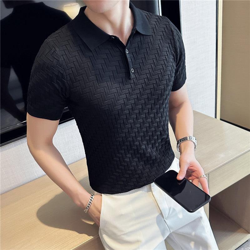 Silky Short-Sleeved Polo Shirt - Valorique